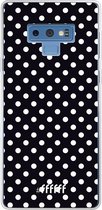 Samsung Galaxy Note 9 Hoesje Transparant TPU Case - Onyx Dots #ffffff