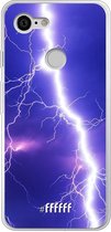 Google Pixel 3 Hoesje Transparant TPU Case - Thunderbolt #ffffff