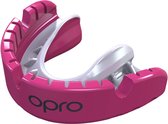 OPRO Gold Beugelbitje Roze/Wit