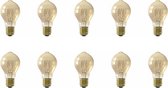 CALEX - LED Lamp 10 Pack - Filament A60 - E27 Fitting - Dimbaar - 4W - Warm Wit 2100K - Amber - BES LED