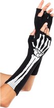 Skeleton Fingerless Gloves