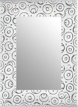 Witte Spiegel met Goud 69x89 cm – Zenta – Spiegel Wit – Gouden Spiegel – Muur Spiegel – Perfecthomeshop