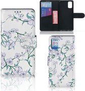 Telefoonhoesje Geschikt voor Samsung Galaxy A41 Bookcase Blossom White