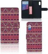 GSM Hoesje Geschikt voor Samsung Xcover Pro Bookcase Aztec Purple