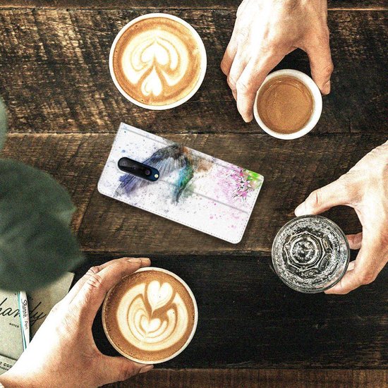 Étui OnePlus 8 Wallet Book Case Vogel