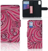 Hoesje ontwerpen Geschikt voor Samsung Galaxy A41 GSM Hoesje Swirl Pink