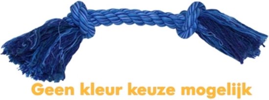 Happy Pet Flossin Fun 2 Knoop - Flostouw - Small - 28 x 6 x 6 cm - Assorti