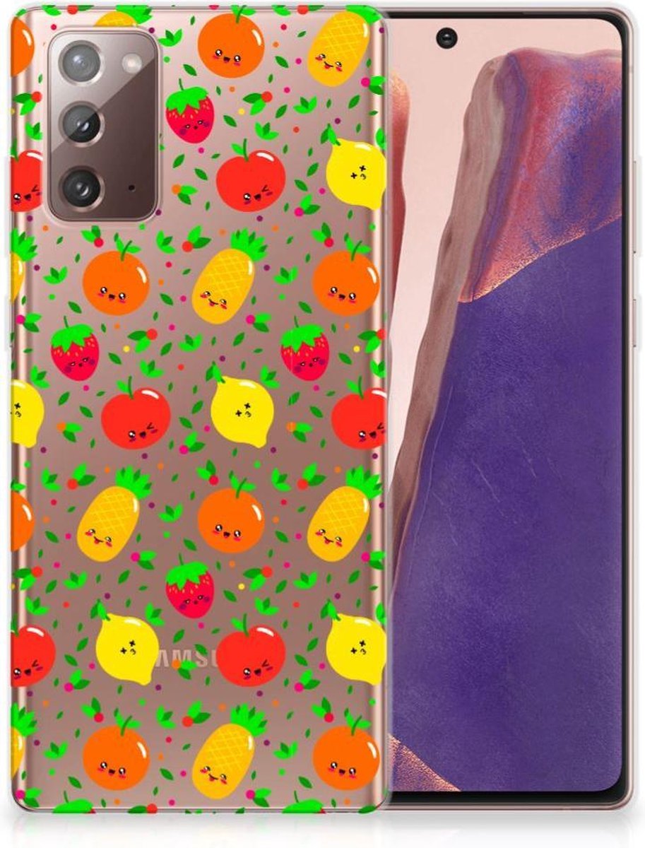 Samsung Note 20 Siliconen Case Fruits