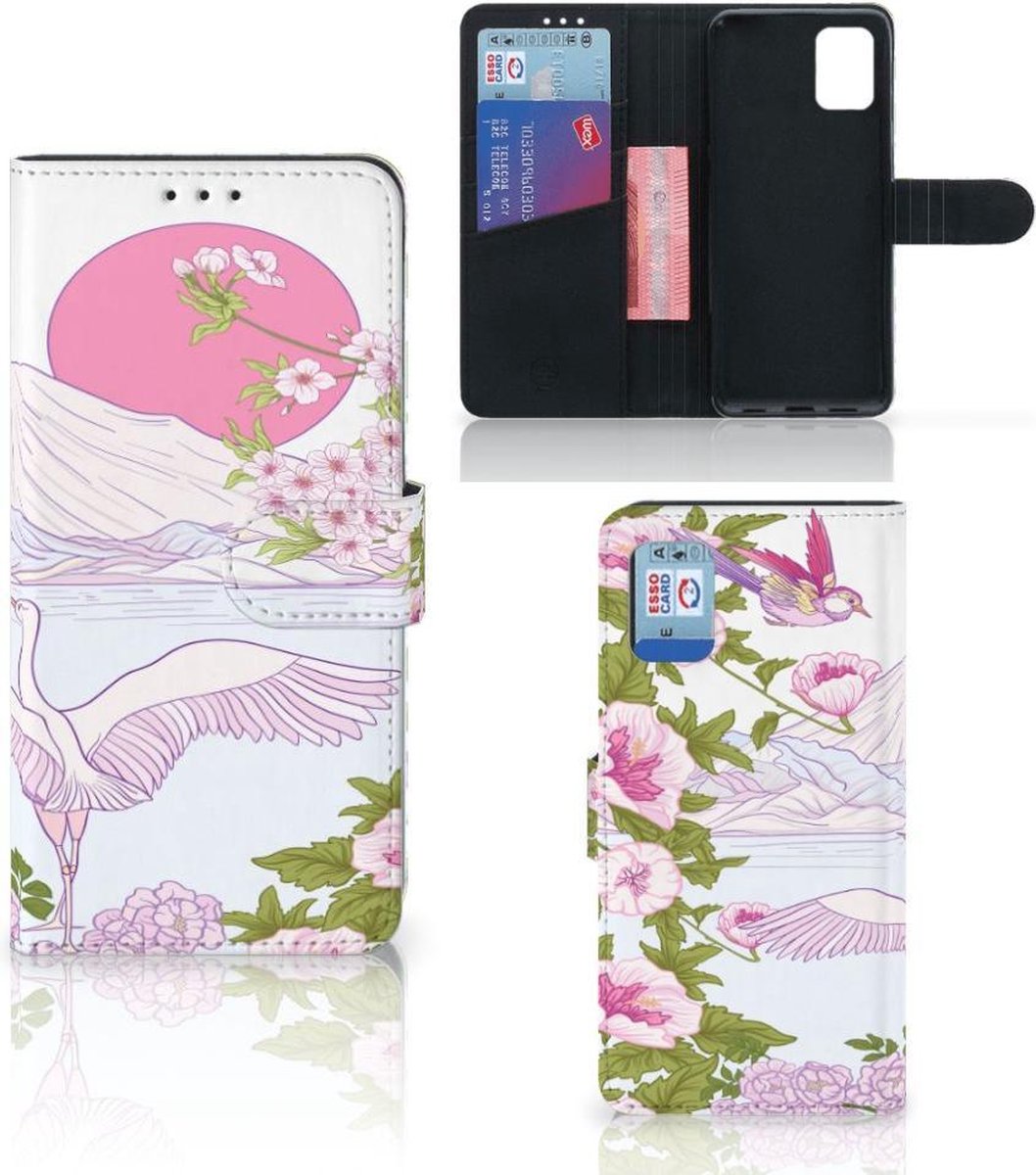 Samsung Galaxy A31 Telefoonhoesje met Pasjes Bird Standing