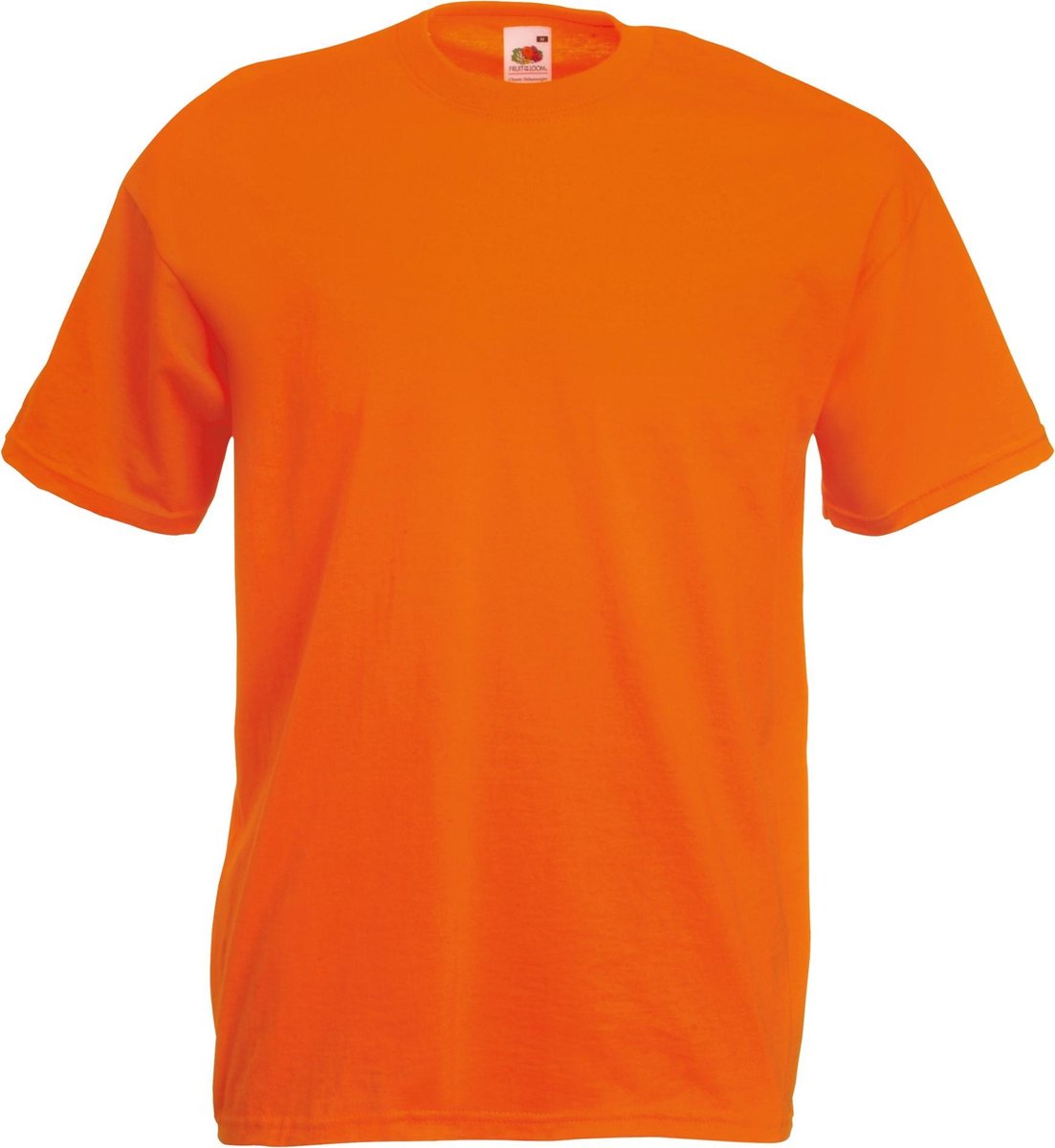 Fruit Of The Loom Heren Valueweight T-shirt met korte mouwen (Oranje) Maat XXXL (3XL) - EK-WK-Olympi