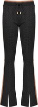 Nobell' Meisjes broeken Nobell' Sahara flared fancy pinstripe pants jet black 122/128