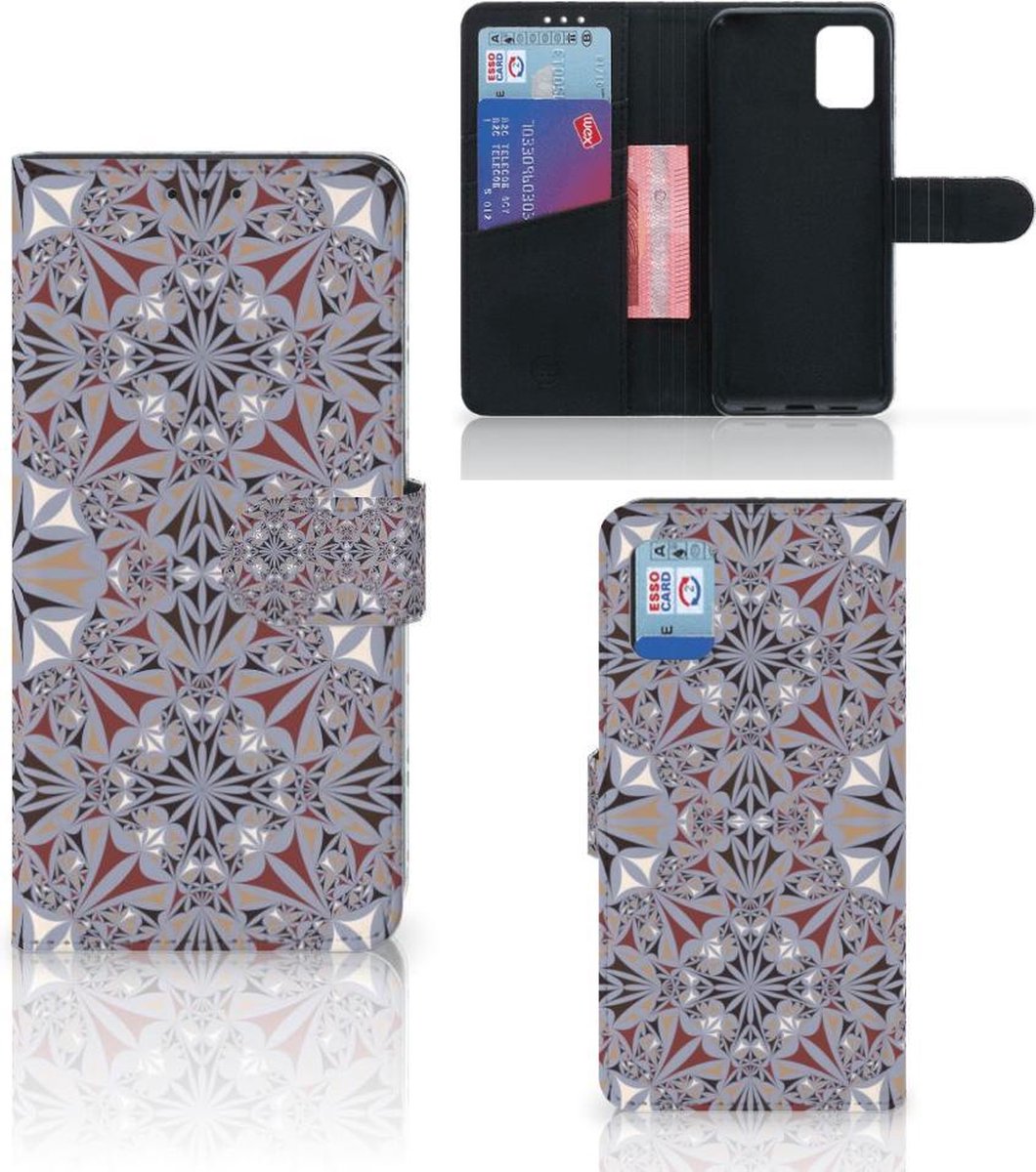 Samsung Galaxy A31 Bookcase Flower Tiles