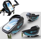 Decopatent® PRO Stuurtas - Telefoonhouder fiets Waterdicht - Fietstas universeel tot 5.8 inch Gsm - Mtb - Ebike - iPhone - Samsung