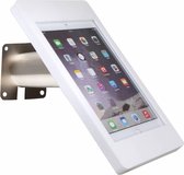 iPad wandhouder Fino voor iPad 9.7 – wit/RVS – homebutton & camera bedekt