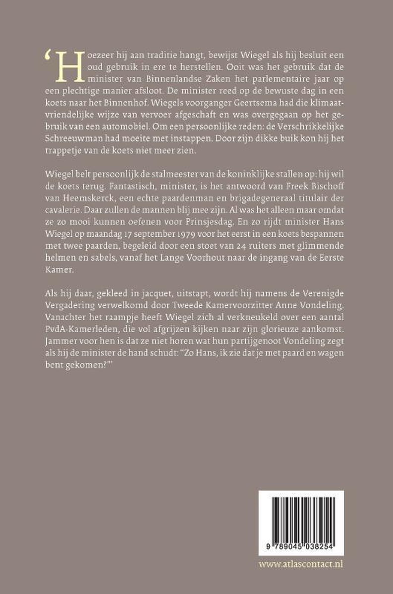 Hans Wiegel - back cover