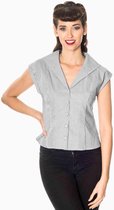 Dancing Days Blouse -L- WILLOWS Zwart/Wit