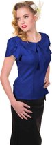 Dancing Days Top -S- RETRO STYLE Blauw