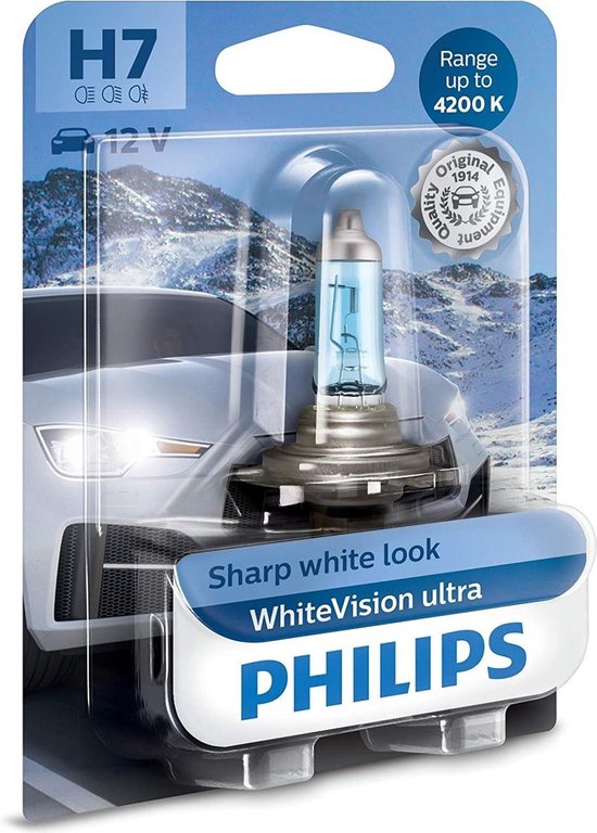 Philips Autolamp H7 Whitevision 12v/55w Wit | bol.com