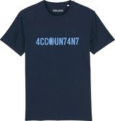 ACCOUNTANT DONKERBLAUW T-SHIRT