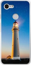Google Pixel 3 Hoesje Transparant TPU Case - Lighthouse #ffffff