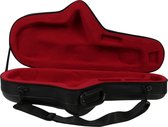 Fazley AS-SB100: een luxe koffer voor uw altsaxofoon. Met een comfortabel handvat, rode velours voering en zwarte kunstlederen buiten, is deze koffer ideaal voor bij uw geliefde al
