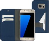 Mobiparts Classic Wallet Case Samsung Galaxy S7 Blauw hoesje