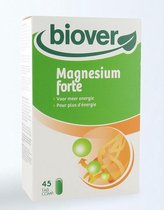 Biover Magnesium forte – Vermoeidheid, zenuwstelsel en spieren – Voedingssupplement met magnesium– 45 tabletten