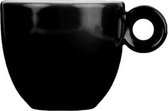 Espressokopje zwart - 80ml - Mosterdman