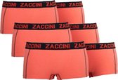 Zaccini 6-pack dames boxershorts emberglow