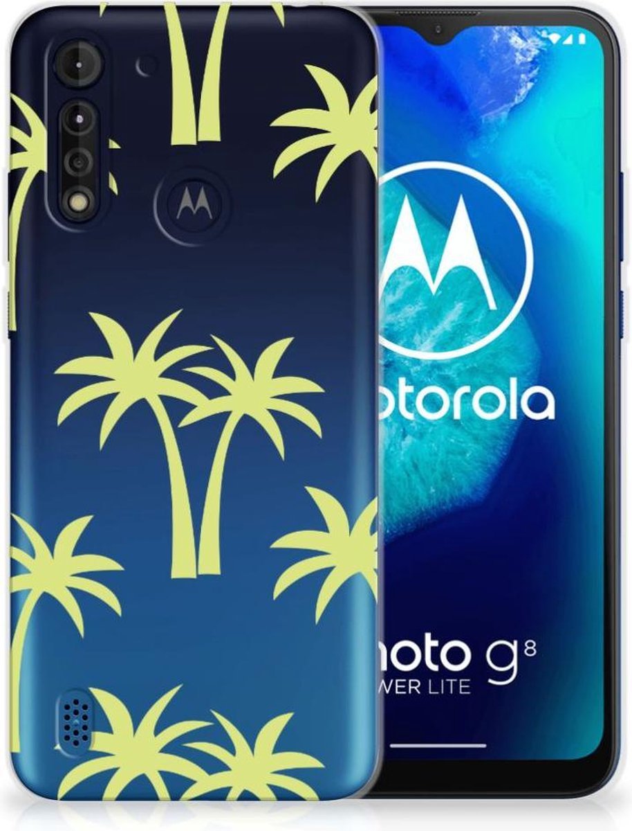 Motorola Moto G8 Power Lite TPU Case Palmtrees