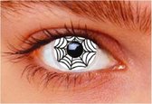 Witbaard Contactlenzen Spider Siliconen Wit/zwart