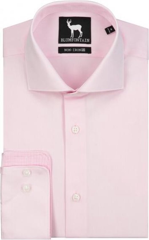 Klem Ruwe olie vleugel GENTS - Blumfontain Overhemd Heren Volwassenen NOS roze Maat S 37/38 |  bol.com
