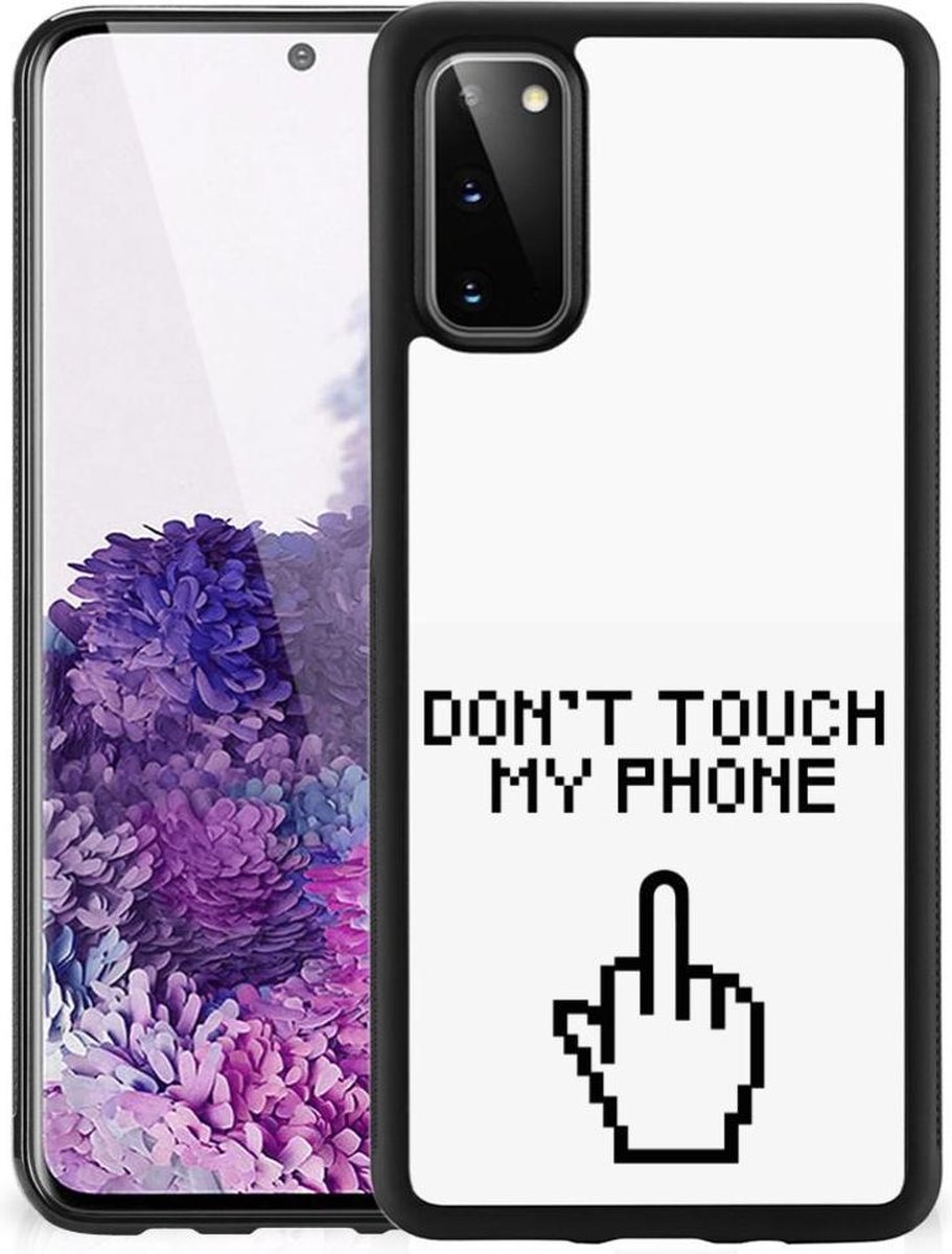 Samsung Galaxy S20 TPU Hoesje Finger Don't Touch My Phone