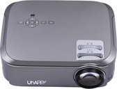 UHAPPY U76 enkel LCD-paneel 1080P LED HD-miniprojector met afstandsbediening, ondersteuning voor AV / VGA / USB x 2 / HDMI x 2 / Y.Pb.Pr (grijs)