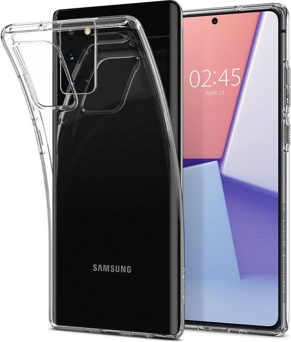 Spigen Crystal Flex Hoesje Samsung Galaxy Note 20 Transparant
