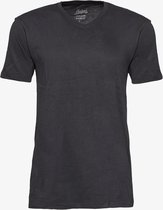 Unsigned heren T-shirt katoen - Zwart - Maat L