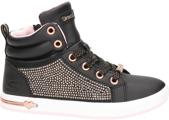 Skechers Street Los Angeles meisjes sneaker - Zwart - Maat 33 | Bestel nu!