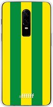 OnePlus 6 Hoesje Transparant TPU Case - ADO Den Haag #ffffff