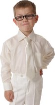 Kinderoverhemd lange mouw off white-104