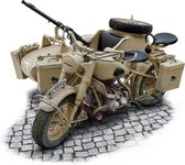 Italeri 7403 – German Military Motorcyle with Sidecar - 1:9