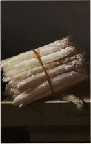Stilleven met asperges, Adriaen Coorte - Foto op Forex - 40 x 60 cm