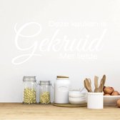 Muursticker Deze keuken is gekruid met liefde