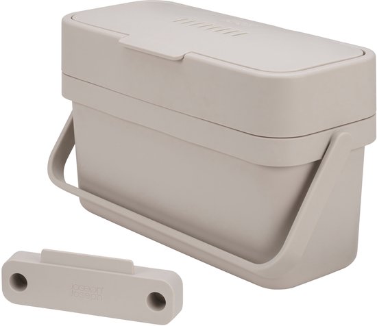 Joseph Joseph Compo Food prullenbak – 4L – stone wit
