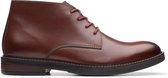 Clarks - Heren schoenen - Paulson Mid - G - mahogany leather - maat 10,5
