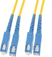 Let op type!! SC-SC Dual Core enkelvoudige modus Fiber Optic Jumper