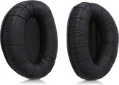 kwmobile 2x oorkussens compatibel met Sennheiser RS160 / RS170 / RS180 - Earpads voor koptelefoon in zwart