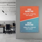 Great Marketing - Walljar - Wanddecoratie - Poster