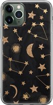 iPhone 11 Pro Max hoesje siliconen - Counting the stars | Apple iPhone 11 Pro Max case | TPU backcover transparant