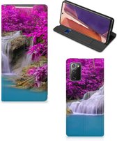 Telefoonhoesje Geschikt voor Samsung Galaxy Note20 Wallet Bookcase Waterval