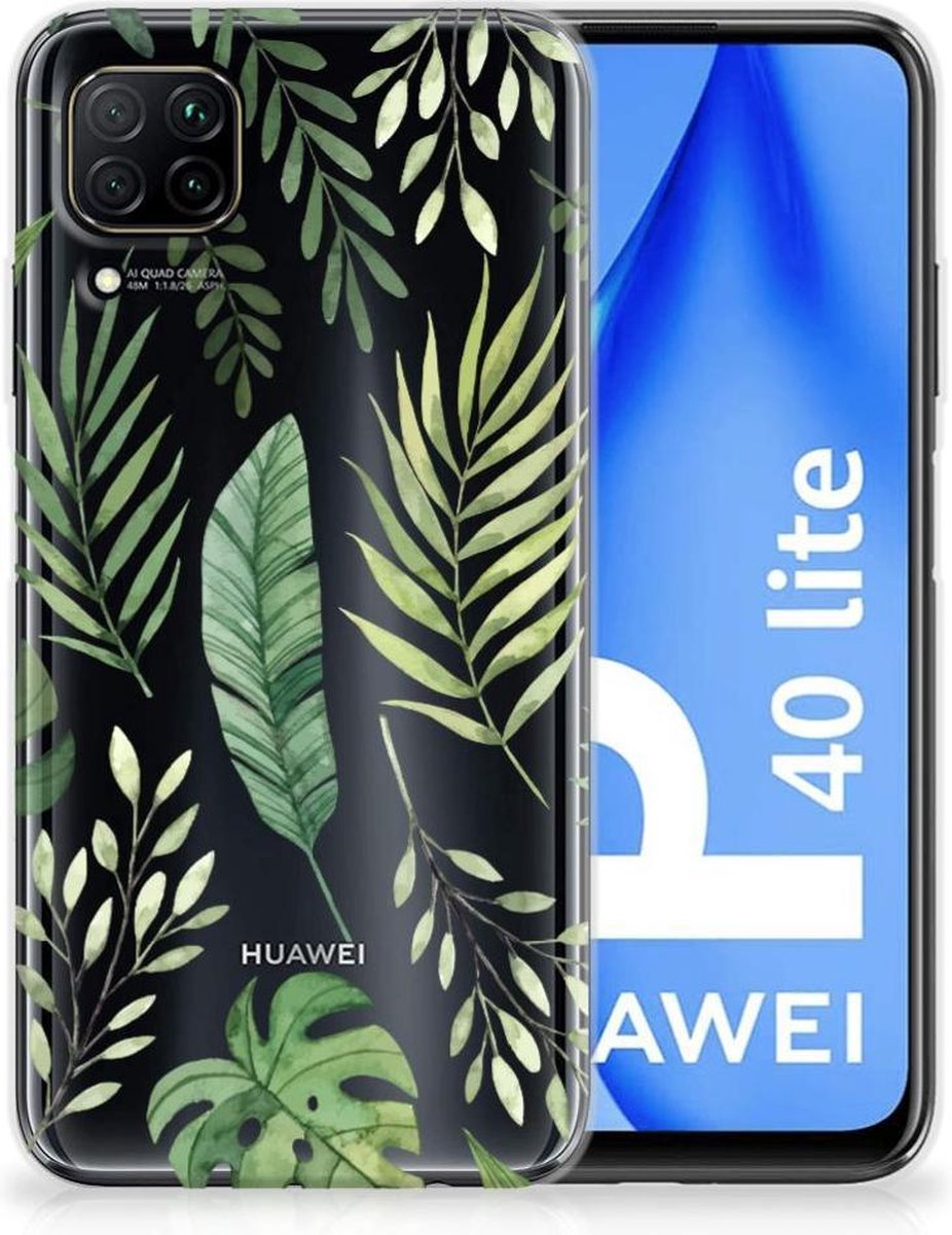 Huawei P40 Lite TPU Case Leaves
